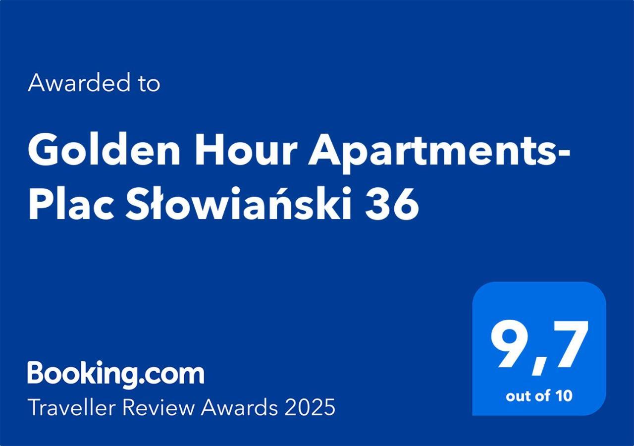 Golden Hour Apartments- Plac Slowianski 36 슈비노우이스쳬 외부 사진